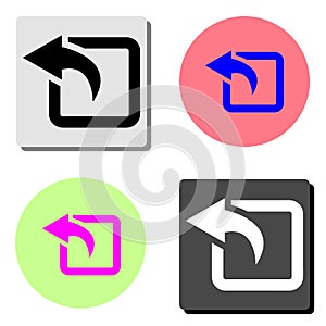 Maximize. flat vector icon
