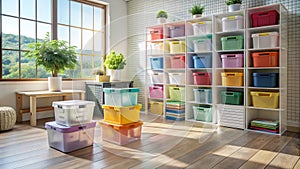 Maximize Your Home's Storage Space with Stackable Plastic Containers: Decluttering and Organizing Solutions