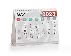 May 2023 Desk Calendar