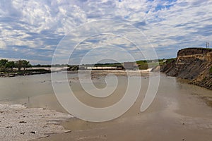 May 26, 2019 Spencer Dam Nebraska after the dam broke Boyd County and Holt County by 281 highway near Spencer Nebraska