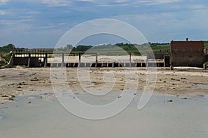 May 26, 2019 Spencer Dam Nebraska after the dam broke Boyd County and Holt County by 281 highway near Spencer Nebraska