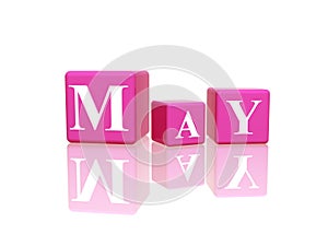 May in 3d cubes