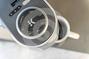 May 13 2024 - Calgary Alberta Canada - Keurig Coffee making machine in office