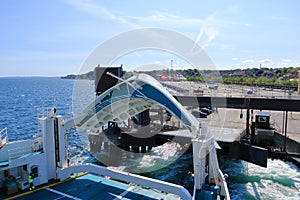 May 23 2022 - Helsingor, Denmark: View on the harbor