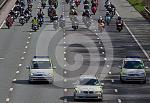 May-hem Fuel Protest 2010 - Police Escort