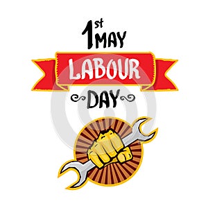 1 may - labour day. vector labour day poster