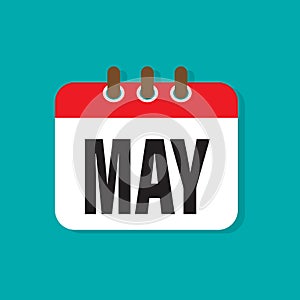 May month sign vector