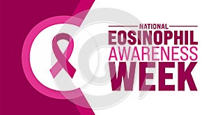 May is National Eosinophil Awareness Week background template. Holiday concept. use to background, banner, photo