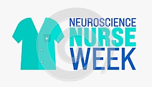 May Neuroscience Nurse Week background template. Holiday concept. use to background, banner,