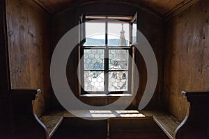 May 2019 Slovakia. Orava Castle interior