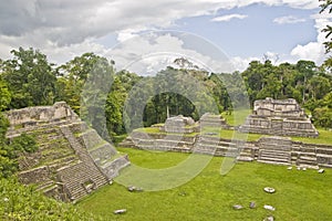 Maya archaeological site Caracol, Belize