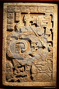 Maya art sculpture 2 photo