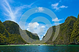 Maya bay amazing thailand.