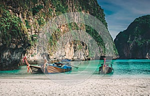 Maya bay Phi Phi Leh island, Krabi Thailand