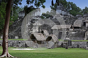 Maya building in Tikal, Guatemala