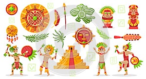 Maya Culture Doodle Set