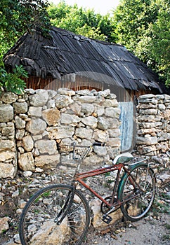 Maya house in Yucatan, Mexico