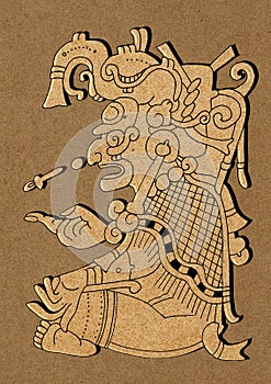 Maya - illustration from Mayan Dresden Codex