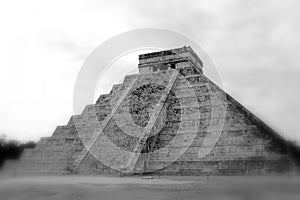 Maya Pyramid of Kukulkan at Chichen Itza