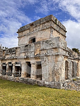 Maya Pyramid at Tulum in Mexico