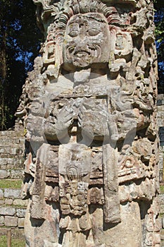 Maya Stela in Copan
