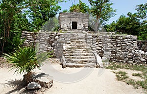 Maya Temple Yucatan Mexico