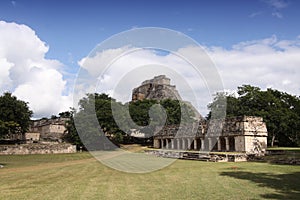 Maya temples in Uxmal, Mexico