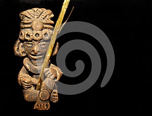 Maya warrior figure