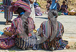 Maya Women on Market, Guatemala