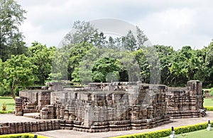 Mayadevi temple from II level porch, Sun temple