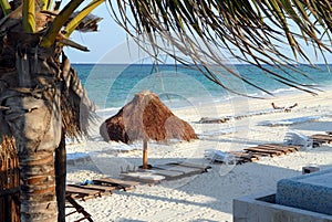 Mayakoba Mexico Beach Scene