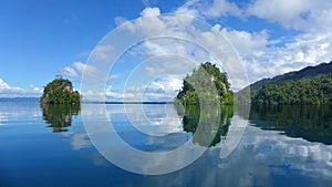 Mayalibit bay in Waigeo. Raja Ampat