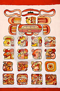 Mayan alphabets