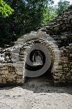 Mayan Arc at Archeaological site of Coba, Mexico