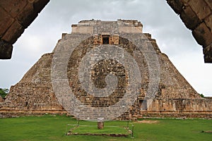 Mayan pyramids in Uxmal near merida yucatan mexico XLVI photo