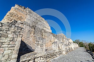 Mayan Architecture in Becan, Mexico photo