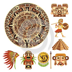 Mayan or Aztec culture, Maya calendar, Mexican history