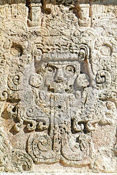 Mayan bas-relief of Chichen Itza