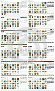 Mayan calendar 2011 (American) photo
