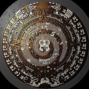 Mayan calendar 3D, ancient civilizations