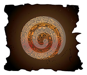 Mayan calendar, illustration