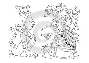 Mayan Calendar - image from the Dresden Codex