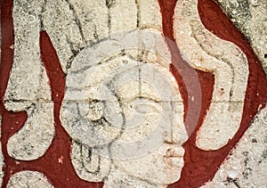 Mayan carving