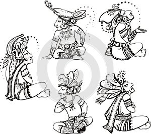 Mayan characters