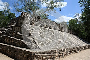 Mayan game field in Coba