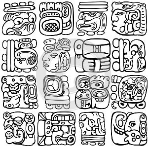 Mayan Glyphs