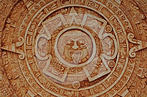 Mayan God Calendar photo