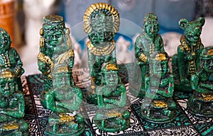 Mayan hand craft figurines