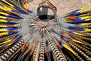 Mayan headdress closeup