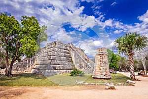 Mayan Ossuary at Chichen Itza. Yucatan, Mexico